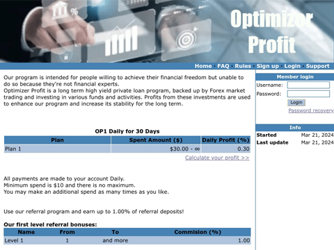 Optimizer Profit